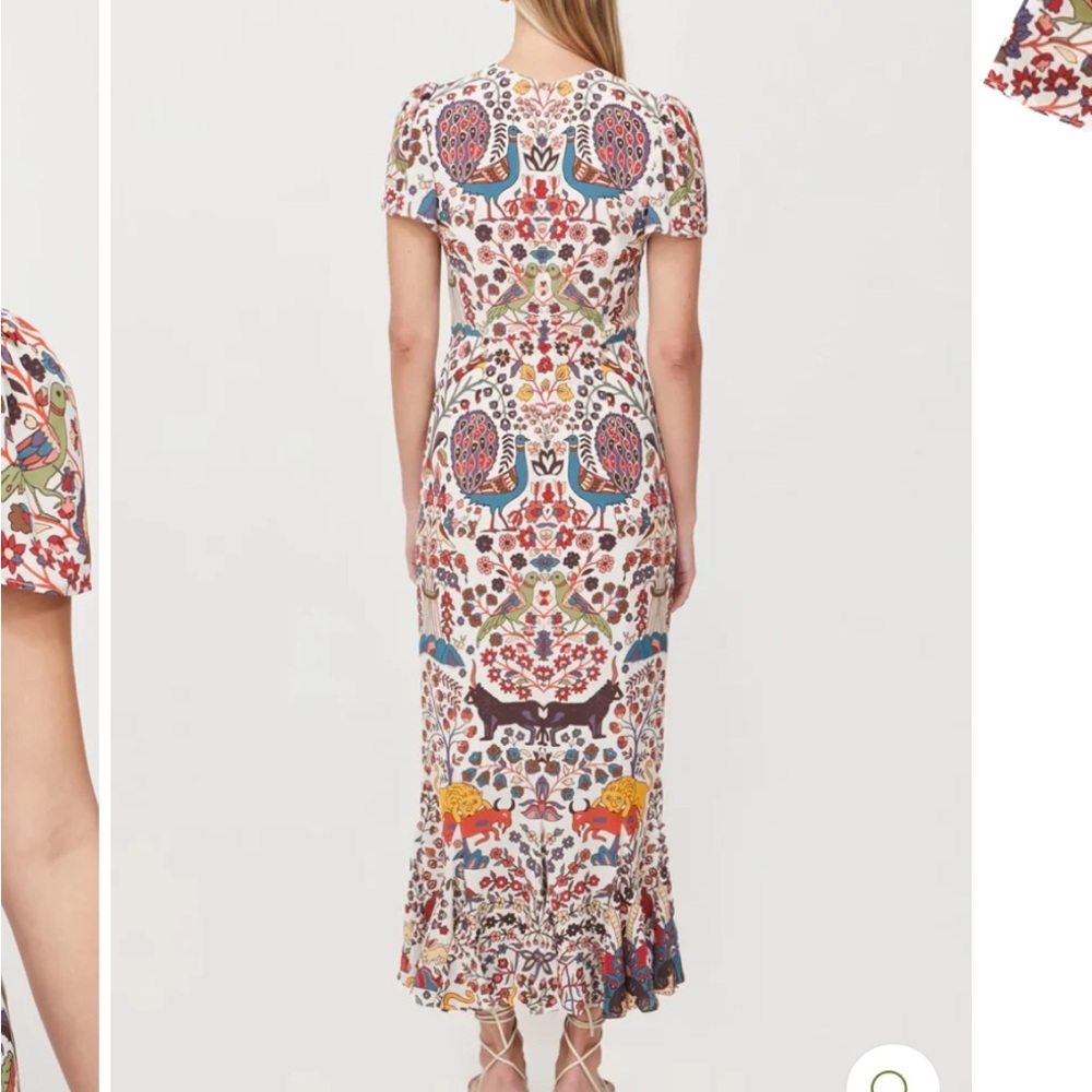 RHODE Colorful Patterned Midi Dress - Picture 3 of 6
